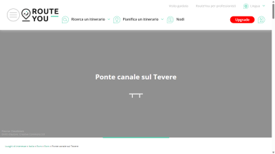 Ponte canale sul Tevere