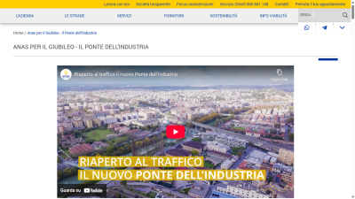 Anas per il Giubileo - il Ponte dell'Industria