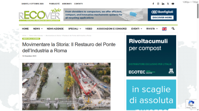 Movimentare la Storia- Il Restauro del Ponte dell'Industria a Roma