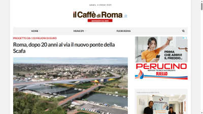 Roma, dopo 20 anni al via il nuovo ponte della Scafa