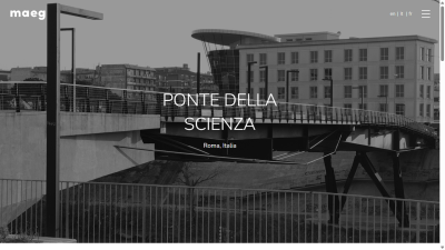 Ponte della Scienza, Roma, Italia