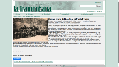 Storia e storie del Lanificio di Ponte Felcino