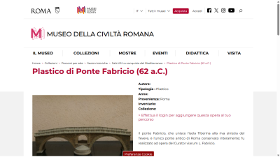 Plastico di Ponte Fabricio (62 a.C.)