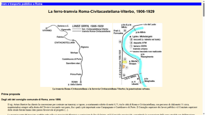 La ferro-tramvia Roma-Civitacastellana-Viterbo, 1906