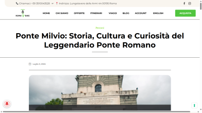 Ponte Milvio - Storia, Cultura e Curiosità del Ponte Romano