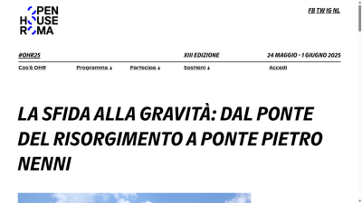 La sfida alla gravità - dal Ponte del Risorgimento a Ponte Pietro Nenni