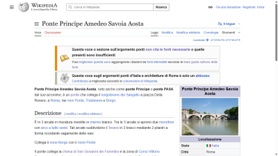 Ponte Principe Amedeo Savoia Aosta
